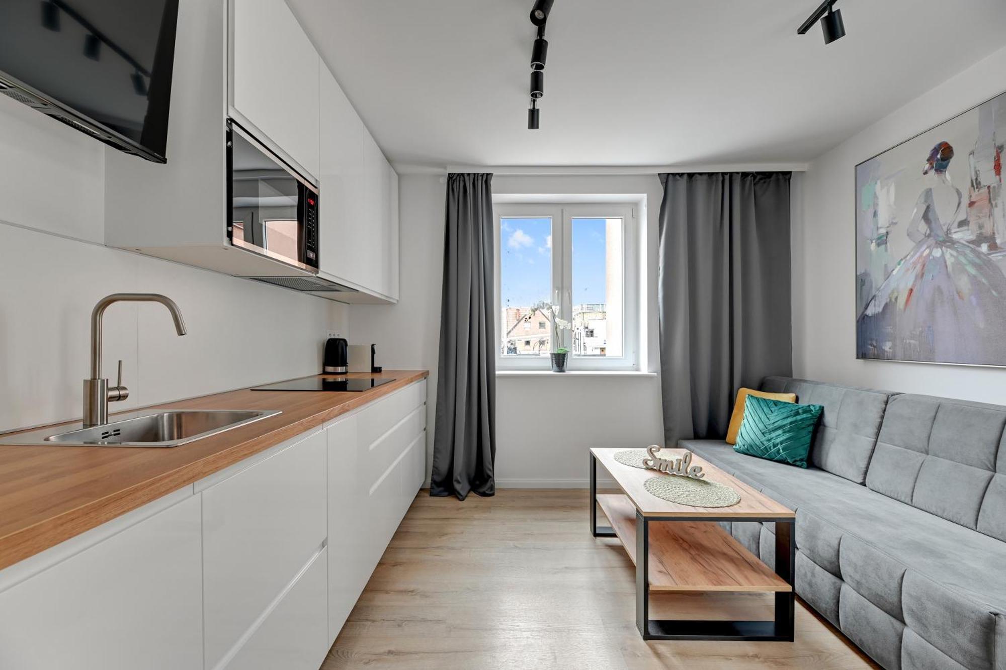 Magical River View By Downtown Apartments غدانسك الغرفة الصورة